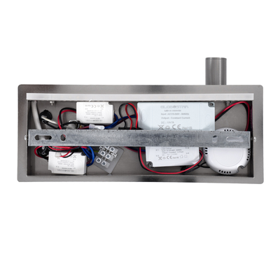 GLOBOSTAR® PALADIN 61356 Μοντέρνο Φωτιστικό Τοίχου - Απλίκα Ξενοδοχείου Reading Light με Φορτιστή USB 3A & Wireless 20W LED 6W 720lm 36° & 360° AC 220-240V IP20 Φυσικό Λευκό 4500K - Bridgelux COB Chip & TÜV SÜD Driver - Νίκελ Βούρτσας - Μ30 x Π11 x Υ12cm - 3 Χρόνια Εγγύηση