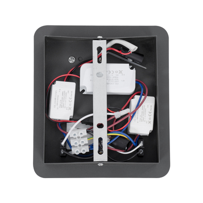 GLOBOSTAR® IBIS 61369 Μοντέρνο Φωτιστικό Τοίχου - Απλίκα Ξενοδοχείου Reading Light με Φορτιστή USB 3A LED 10W 1100lm 36° & 360° AC 220-240V IP20 Φυσικό Λευκό 4500K - Bridgelux COB Chip & TÜV SÜD Driver - Γκρι Ανθρακί Ματ - Μ10 x Π6.1 x Υ18cm - 3 Χρόνια Εγγύηση