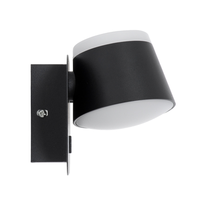 GLOBOSTAR® REGENCY 61376 Μοντέρνο Φωτιστικό Τοίχου - Απλίκα Ξενοδοχείου Reading Light με Φορτιστή USB 3A LED 16W 1840lm 120° AC 220-240V IP20 Φυσικό Λευκό 4500K - Bridgelux SMD Chip & TÜV SÜD Driver - Μαύρο Ματ - Μ16.5 x Π12 x Υ10cm - 3 Χρόνια Εγγύηση