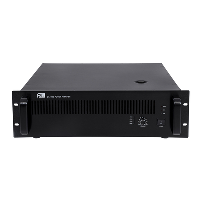 GloboStar® FDB CA1000 98016 Power Amplifier - Επαγγελματικός Ενισχυτής Ηχείων Εγκαταστάσεων 100V - Frequency Response 60Hz-20Khz - AC 220V/50-60Hz - 1000W/4Ω - IP20 - Μαύρο - Μ48.5 x Π45.5 x Υ13.2cm