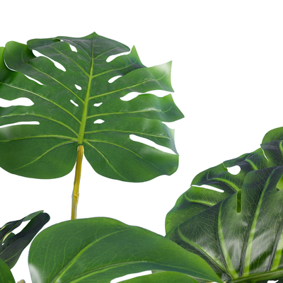 GloboStar® Artificial Garden MONSTERA PLANT 20004 - Τεχνητό Διακοσμητικό Φυτό Μονστέρα Υ140cm