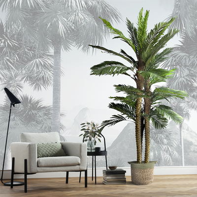 GloboStar® Artificial Garden COCONUT PALM TREE 20087 Τεχνητό Διακοσμητικό Φυτό Φοινικόδεντρο Κοκοφοίνικας Υ350cm