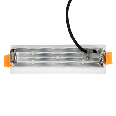 GLOBOSTAR® LUMINAR 60318 Χωνευτό Downlight Σποτ LED 10W 1400lm 36° AC 220-240V IP20 Φυσικό Λευκό 4500K - Osram SMD Chip & TÜV SÜD Driver - Λευκό & Μαύρο Ματ - Μ14.8 x Π4.3 x Υ4.5cm / Q13.5 x 3.5cm - 5 Χρόνια Εγγύηση