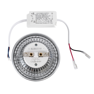 GLOBOSTAR® DARKO 60380 Σποτ AR111 LED 14W 1582lm 40° AC 220-240V IP20 Θερμό Λευκό 2700K - Indirect Anti-Glare Reflector - Bridgelux High Lumen COB Gen2 & TÜV SÜD Driver - Μ11.1 x Π11.1 x Υ6.6cm - 3 Χρόνια Εγγύηση