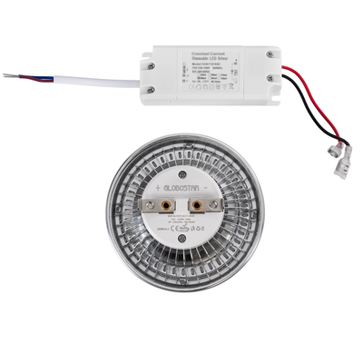 GLOBOSTAR® DARKO 60382 Σποτ AR111 LED 14W 1638lm 40° AC 220-240V IP20 Φυσικό Λευκό 4500K Dimmable - Indirect Anti-Glare Reflector - Bridgelux High Lumen COB Gen2 & TÜV SÜD Driver - Μ11.1 x Π11.1 x Υ6.6cm - 3 Χρόνια Εγγύηση