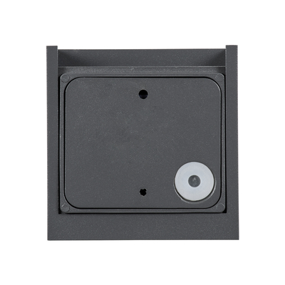 GLOBOSTAR® AXIS-S 60564 Μοντέρνο Φωτιστικό Τοίχου - Απλίκα LED 10W 1200lm 5°/60° AC 220-240V Αδιάβροχο IP65 Φυσικό Λευκό 4500K - Bridgelux COB Chip & TÜV SÜD Driver - Γκρι Ανθρακί Ματ - Μ10 x Π10 x Υ10cm - 5 Χρόνια Εγγύηση