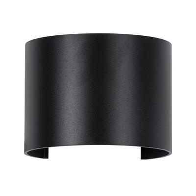 GLOBOSTAR® AXIS-R 60640 Μοντέρνο Φωτιστικό Τοίχου - Απλίκα LED 10W 1200lm 5°/60° AC 220-240V Αδιάβροχο IP65 Φυσικό Λευκό 4500K - Bridgelux COB Chip & TÜV SÜD Driver - Μαύρο Ματ - Μ10 x Π10 x Υ10cm - 5 Χρόνια Εγγύηση