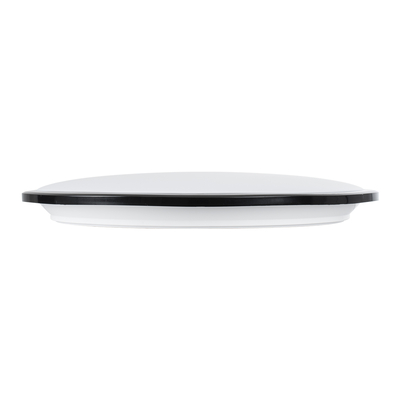 GLOBOSTAR® TUFFIN 60998 Φωτιστικό Πλαφονιέρα Οροφής LED 36W 4140lm 120° AC 220-240V Αδιάβροχο IP54 Ψυχρό Λευκό 6000K - Lumileds SMD Chip - Μαύρο Ματ & Λευκό Γαλακτερό - Μ48 x Π48 x Υ6.5cm - 3 Χρόνια Εγγύηση