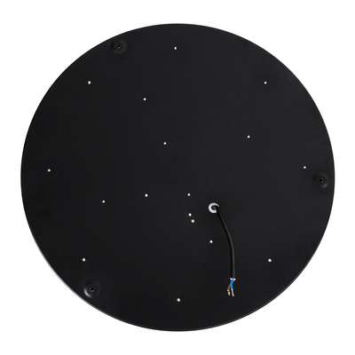 GLOBOSTAR® NARNIA 61257 Μοντέρνο Φωτιστικό Οροφής LED 75W 8625lm 120° AC 220-240V IP20 Ρυθμιζόμενο Λευκό CCT με Χειριστήριο από 2700K έως 6000K Dimmable - Lumileds SMD Chip - Μαύρο Ματ - Μ45 x Π45 x Υ8cm - 3 Χρόνια Εγγύηση