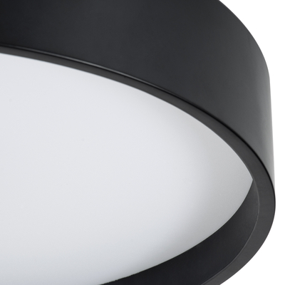 GLOBOSTAR® NARNIA 61257 Μοντέρνο Φωτιστικό Οροφής LED 75W 8625lm 120° AC 220-240V IP20 Ρυθμιζόμενο Λευκό CCT με Χειριστήριο από 2700K έως 6000K Dimmable - Lumileds SMD Chip - Μαύρο Ματ - Μ45 x Π45 x Υ8cm - 3 Χρόνια Εγγύηση