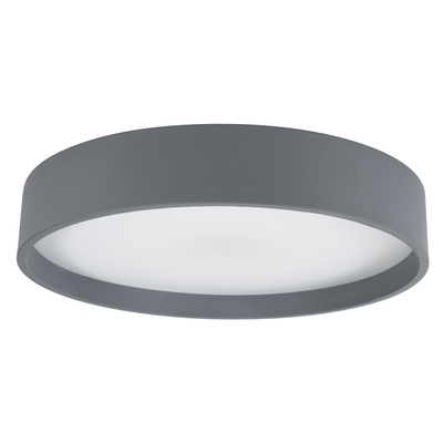 GLOBOSTAR® NARNIA 61258 Μοντέρνο Φωτιστικό Οροφής LED 75W 8625lm 120° AC 220-240V IP20 Ρυθμιζόμενο Λευκό CCT με Χειριστήριο από 2700K έως 6000K Dimmable - Lumileds SMD Chip - Γκρι Ανθρακί Ματ - Μ45 x Π45 x Υ8cm - 3 Χρόνια Εγγύηση