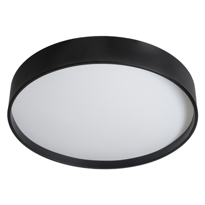 GLOBOSTAR® NARNIA 61259 Μοντέρνο Φωτιστικό Οροφής LED 100W 11500lm 120° AC 220-240V IP20 Ρυθμιζόμενο Λευκό CCT με Χειριστήριο από 2700K έως 6000K Dimmable - Lumileds SMD Chip - Μαύρο Ματ - Μ60 x Π60 x Υ10cm - 3 Χρόνια Εγγύηση