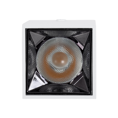 GLOBOSTAR® LUMINAR 60323 Downlight Σποτ LED 3W 405lm 36° AC 220-240V IP20 Θερμό Λευκό 2700K - Osram SMD Chip & TÜV SÜD Driver - Λευκό Ματ - Μ4.2 x Π4.2 x Υ6.6cm - 5 Χρόνια Εγγύηση