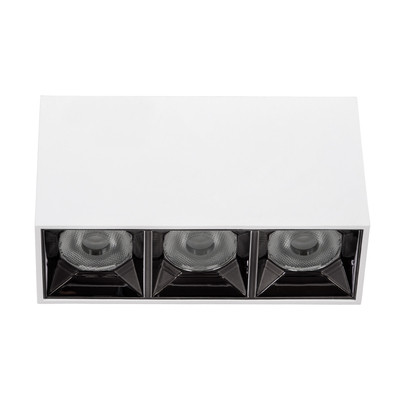 GLOBOSTAR® LUMINAR 60327 Downlight Σποτ LED 12W 1620lm 36° AC 220-240V IP20 Θερμό Λευκό 2700K - Osram SMD Chip & TÜV SÜD Driver - Λευκό Ματ - Μ11.8 x Π4.2 x Υ6.6cm - 5 Χρόνια Εγγύηση