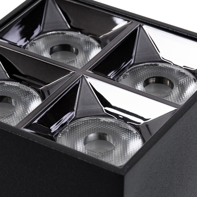 GLOBOSTAR® LUMINAR 60332 Downlight Σποτ LED 14W 1960lm 36° AC 220-240V IP20 Φυσικό Λευκό 4500K - Osram SMD Chip & TÜV SÜD Driver - Μαύρο Ματ - Μ8.2 x Π8.2 x Υ6.6cm - 5 Χρόνια Εγγύηση