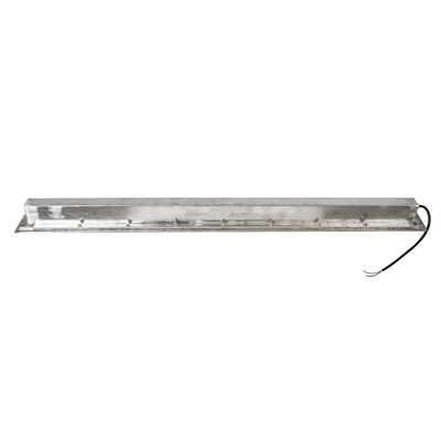GLOBOSTAR® UNDERGROUND-REMVI 90194-Y Χωνευτό Φωτιστικό Wall Washer Δαπέδου LED 18W 1440lm 10° DC 24V Αδιάβροχο IP68 2200K DMX512 Dimmable - Ανοξείδωτο Ατσάλι 304 - Μ100 x Π9 x Υ7.2cm / Μ98.2 x Π7.6cm - 3 Χρόνια Εγγύηση