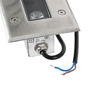 GLOBOSTAR® UNDERGROUND-REMVI 90194-Y Χωνευτό Φωτιστικό Wall Washer Δαπέδου LED 18W 1440lm 10° DC 24V Αδιάβροχο IP68 2200K DMX512 Dimmable - Ανοξείδωτο Ατσάλι 304 - Μ100 x Π9 x Υ7.2cm / Μ98.2 x Π7.6cm - 3 Χρόνια Εγγύηση