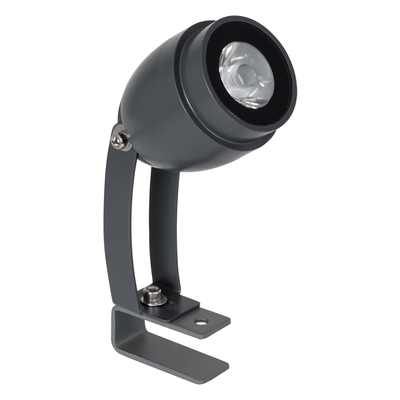 GLOBOSTAR® TREEGAL 90462 Φωτιστικό Σποτ για Φυτά - Δέντρα με Βάση Μπετού & Κορμού LED 3W 345lm 15° DC 24V Αδιάβροχο IP67 Φυσικό Λευκό 4500K Dimmable - Bridgelux SMD Chip - Γκρι Ανθρακί - Μ5 x Π5 x Υ14.7cm - 3 Χρόνια Εγγύηση