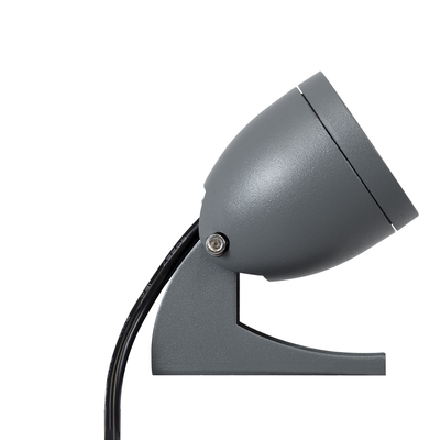 GLOBOSTAR® TREESPO 90467 Φωτιστικό Σποτ για Φυτά - Δέντρα LED 6W 630lm 15° DC 24V Αδιάβροχο IP67 Πολύχρωμο RGBW Dimmable DMX512 - Bridgelux SMD Chip - Γκρι Ανθρακί - Μ6.6 x Π9 x Υ12cm - 3 Χρόνια Εγγύηση