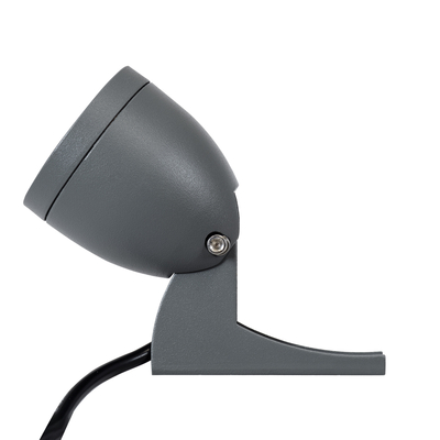 GLOBOSTAR® TREESPO 90467 Φωτιστικό Σποτ για Φυτά - Δέντρα LED 6W 630lm 15° DC 24V Αδιάβροχο IP67 Πολύχρωμο RGBW Dimmable DMX512 - Bridgelux SMD Chip - Γκρι Ανθρακί - Μ6.6 x Π9 x Υ12cm - 3 Χρόνια Εγγύηση