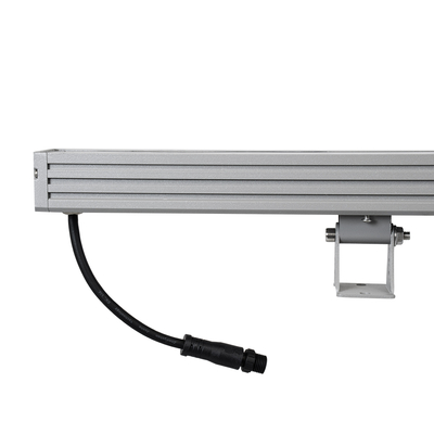GLOBOSTAR® WASHERJAVIA 90554 Μπάρα Φωτισμού Wall Washer LED 48W 5040lm 5° DC 24V Αδιάβροχο IP67 Ultra Θερμό Λευκό 2200K Dimmable - Bridgelux SMD Chip - Γκρι Ανθρακί - Μ100 x Π5.2 x Υ3.6cm - 3 Χρόνια Εγγύηση