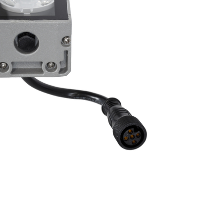 GLOBOSTAR® WASHERJAVIA 90557 Μπάρα Φωτισμού Wall Washer LED 48W 4080lm 5° DC 24V Αδιάβροχο IP67 Πολύχρωμο RGBW Dimmable DMX512 - Bridgelux SMD Chip - Γκρι Ανθρακί - Μ100 x Π5.2 x Υ3.6cm - 3 Χρόνια Εγγύηση