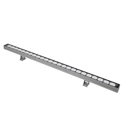 GLOBOSTAR® WASHERJAVIA 90557 Μπάρα Φωτισμού Wall Washer LED 48W 4080lm 5° DC 24V Αδιάβροχο IP67 Πολύχρωμο RGBW Dimmable DMX512 - Bridgelux SMD Chip - Γκρι Ανθρακί - Μ100 x Π5.2 x Υ3.6cm - 3 Χρόνια Εγγύηση