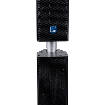 GloboStar® FDB K803 98024 PA Speaker - Παθητικό Ηχείο Column Κολωνάτο Επιτοίχιο & Επιδαπέδιο 8Ω - 200W RMS (800W Peak) - 8 x 3 Inches Mid & HF - IP20 - Μαύρο - Μ10 x Π11 x Υ75cm - Ζεύγος