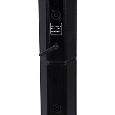 GloboStar® FDB K803 98024 PA Speaker - Παθητικό Ηχείο Column Κολωνάτο Επιτοίχιο & Επιδαπέδιο 8Ω - 200W RMS (800W Peak) - 8 x 3 Inches Mid & HF - IP20 - Μαύρο - Μ10 x Π11 x Υ75cm - Ζεύγος