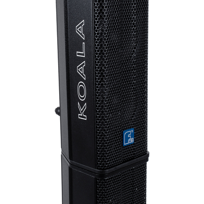 GloboStar® FDB K803 98024 PA Speaker - Παθητικό Ηχείο Column Κολωνάτο Επιτοίχιο & Επιδαπέδιο 8Ω - 200W RMS (800W Peak) - 8 x 3 Inches Mid & HF - IP20 - Μαύρο - Μ10 x Π11 x Υ75cm - Ζεύγος