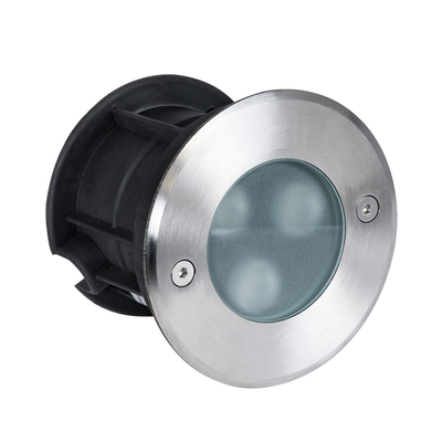 GloboStar® UNDERWATER-GUNE 90406 Υποβρύχιο Χωνευτό Φωτιστικό Σποτ Ειδικό για Σιντριβάνια LED 12W 1020lm 60° DC 24V Αδιάβροχο IP68 Φ10 x Υ7.5cm RGBW DMX512 - Ανοξείδωτο Ατσάλι - 3 Years Warranty