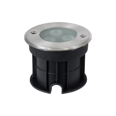 GloboStar® UNDERWATER-GUNE 90406 Υποβρύχιο Χωνευτό Φωτιστικό Σποτ Ειδικό για Σιντριβάνια LED 12W 1020lm 60° DC 24V Αδιάβροχο IP68 Φ10 x Υ7.5cm RGBW DMX512 - Ανοξείδωτο Ατσάλι - 3 Years Warranty