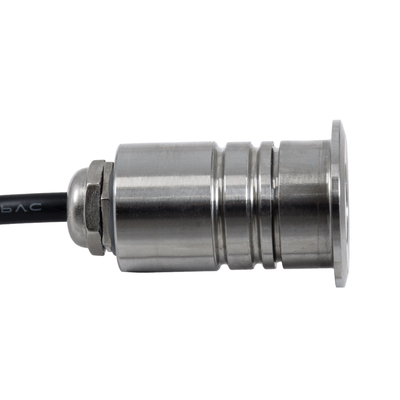 GLOBOSTAR® UNDERWATER-DANI 90410 Υποβρύχιο Χωνευτό Σποτ για Σιντριβάνια/Πισίνες LED 1W 90lm 5° DC 24V Αδιάβροχο IP68 Θερμό Λευκό 2700K Dimmable - Ανοξείδωτο Ατσάλι 304 - Φ3 x Υ5cm / Q2.4cm - 3 Χρόνια Εγγύηση