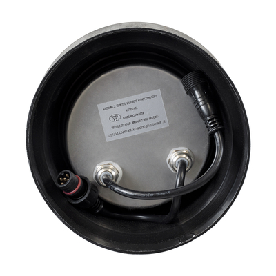 GLOBOSTAR® UNDERWATER-TUNI 90422 Υποβρύχιο Χωνευτό Σποτ για Σιντριβάνια/Πισίνες LED 12W 1020lm 30° DC 24V Αδιάβροχο IP68 RGBW DMX512 Dimmable - Ανοξείδωτο Ατσάλι 304 - Φ18 x Υ11cm - Q17.5 - 3 Χρόνια Εγγύηση