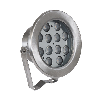 GLOBOSTAR® UNDERWATER-JERRY 90424 Υποβρύχιο Επιφανειακό Σποτ για Σιντριβάνια/Πισίνες LED 12W 1200lm 30° DC 24V Αδιάβροχο IP68 Ψυχρό Λευκό 6000K Dimmable - Ανοξείδωτο Ατσάλι 304 - Μ14.5 x Π7 x Υ19cm - 3 Χρόνια Εγγύηση