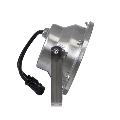 GLOBOSTAR® UNDERWATER-JERRY 90425 Υποβρύχιο Επιφανειακό Σποτ για Σιντριβάνια/Πισίνες LED 12W 1020lm 30° DC 24V Αδιάβροχο IP68 RGBW DMX512 Dimmable - Ανοξείδωτο Ατσάλι 304 - Μ14.5 x Π7 x Υ19cm - 3 Χρόνια Εγγύηση