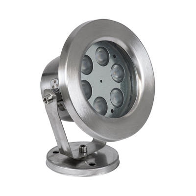 GLOBOSTAR® UNDERWATER-DEDY 90426 Υποβρύχιο Επιφανειακό Σποτ για Σιντριβάνια/Πισίνες LED 6W 540lm 30° DC 24V Αδιάβροχο IP68 Θερμό Λευκό 2700K Dimmable - Ανοξείδωτο Ατσάλι 304 - Μ12 x Π7.5 x Υ14.5cm - 3 Χρόνια Εγγύηση