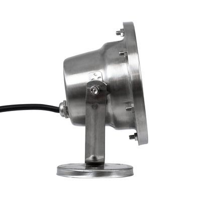 GLOBOSTAR® UNDERWATER-DEDY 90427 Υποβρύχιο Επιφανειακό Σποτ για Σιντριβάνια/Πισίνες LED 6W 600lm 30° DC 24V Αδιάβροχο IP68 Ψυχρό Λευκό 6000K Dimmable - Ανοξείδωτο Ατσάλι 304 - Μ12 x Π7.5 x Υ14.5cm - 3 Χρόνια Εγγύηση