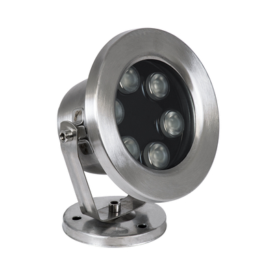 GLOBOSTAR® UNDERWATER-DEDY 90428 Υποβρύχιο Επιφανειακό Σποτ για Σιντριβάνια/Πισίνες LED 6W 510lm 30° DC 24V Αδιάβροχο IP68 RGBW DMX512 Dimmable - Ανοξείδωτο Ατσάλι 304 - Μ12 x Π7.5 x Υ14.5cm - 3 Χρόνια Εγγύηση