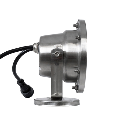 GLOBOSTAR® UNDERWATER-DEDY 90428 Υποβρύχιο Επιφανειακό Σποτ για Σιντριβάνια/Πισίνες LED 6W 510lm 30° DC 24V Αδιάβροχο IP68 RGBW DMX512 Dimmable - Ανοξείδωτο Ατσάλι 304 - Μ12 x Π7.5 x Υ14.5cm - 3 Χρόνια Εγγύηση