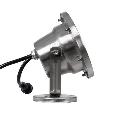 GLOBOSTAR® UNDERWATER-DEDY 90428 Υποβρύχιο Επιφανειακό Σποτ για Σιντριβάνια/Πισίνες LED 6W 510lm 30° DC 24V Αδιάβροχο IP68 RGBW DMX512 Dimmable - Ανοξείδωτο Ατσάλι 304 - Μ12 x Π7.5 x Υ14.5cm - 3 Χρόνια Εγγύηση