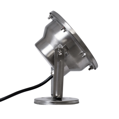 GLOBOSTAR® UNDERWATER-DENIS 90430 Υποβρύχιος Προβολέας Σποτ για Σιντριβάνια/Πισίνες LED 12W 1200lm 30° DC 24V Αδιάβροχο IP68 Ψυχρό Λευκό 6000K Dimmable - Ανοξείδωτο Ατσάλι 304 - Μ14.5 x Π7 x Υ17cm - 3 Χρόνια Εγγύηση