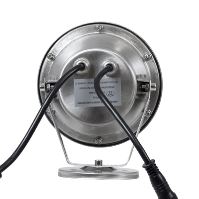 GLOBOSTAR® UNDERWATER-DENIS 90431 Υποβρύχιος Προβολέας Σποτ για Σιντριβάνια/Πισίνες LED 12W 1020lm 30° DC 24V Αδιάβροχο IP68 RGBW DMX512 Dimmable - Ανοξείδωτο Ατσάλι 304 - Μ14.5 x Π7 x Υ17cm - 3 Χρόνια Εγγύηση