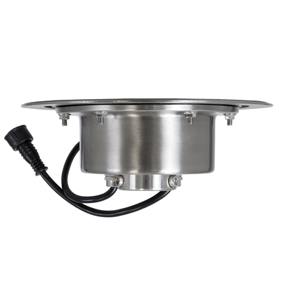 GloboStar® UNDERWATER-DENIS 90434 Υποβρύχιο Χωνευτό Φωτιστικό Σποτ Ειδικό για Σιντριβάνια - Πισίνες - Τζακούζι LED 9W 765lm 30° DC 24V Αδιάβροχο IP68 Φ21 x Υ7.5cm RGBW DMX512 - Ανοξείδωτο Ατσάλι SS304 - 3 Years Warranty