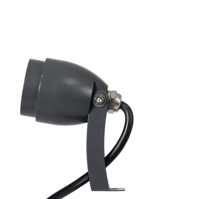 GLOBOSTAR® TREEGAL 90460 Φωτιστικό Σποτ για Φυτά - Δέντρα με Βάση Μπετού & Κορμού LED 3W 315lm 15° DC 24V Αδιάβροχο IP67 Ultra Θερμό Λευκό 2200K Dimmable - Bridgelux SMD Chip - Γκρι Ανθρακί - Μ5 x Π5 x Υ14.7cm - 3 Χρόνια Εγγύηση