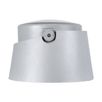 GLOBOSTAR® FLOODRANA 90491 Κινούμενος Προβολέας Σποτ Wall Washer LED 60W 5400lm 5° DC 24V Αδιάβροχο IP67 Θερμό Λευκό 2700K Dimmable - Bridgelux SMD Chip - Γκρι - Μ30 x Π30 x Υ21cm - 3 Χρόνια Εγγύηση