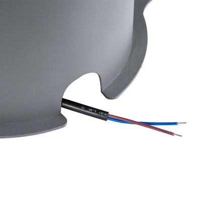 GLOBOSTAR® FLOODSIMA 90493 Κινούμενος Προβολέας Σποτ Wall Washer με Αντιθαμβωτική Γρίλια LED 24W 2160lm 30° DC 24V Αδιάβροχο IP67 Θερμό Λευκό 2700K Dimmable - Bridgelux SMD Chip - Γκρι Ανθρακί - Μ14.5 x Π24.2 x Υ22.5cm - 3 Χρόνια Εγγύηση