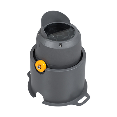 GLOBOSTAR® FLOODSIMA 90493 Κινούμενος Προβολέας Σποτ Wall Washer με Αντιθαμβωτική Γρίλια LED 24W 2160lm 30° DC 24V Αδιάβροχο IP67 Θερμό Λευκό 2700K Dimmable - Bridgelux SMD Chip - Γκρι Ανθρακί - Μ14.5 x Π24.2 x Υ22.5cm - 3 Χρόνια Εγγύηση