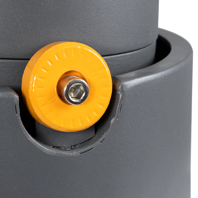 GLOBOSTAR® FLOODSIMA 90493 Κινούμενος Προβολέας Σποτ Wall Washer με Αντιθαμβωτική Γρίλια LED 24W 2160lm 30° DC 24V Αδιάβροχο IP67 Θερμό Λευκό 2700K Dimmable - Bridgelux SMD Chip - Γκρι Ανθρακί - Μ14.5 x Π24.2 x Υ22.5cm - 3 Χρόνια Εγγύηση