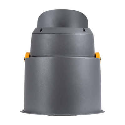 GLOBOSTAR® FLOODSIMA 90495 Κινούμενος Προβολέας Σποτ Wall Washer με Αντιθαμβωτική Γρίλια LED 36W 3240lm 30° DC 24V Αδιάβροχο IP67 Θερμό Λευκό 2700K Dimmable - Bridgelux SMD Chip - Γκρι Ανθρακί - Μ21 x Π26 x Υ27cm - 3 Χρόνια Εγγύηση